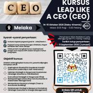 KURSUS KECEMERLANGAN KEPIMPINAN DAN PENYELIAAN (KUMPULAN PENGURUSAN DAN PROFESIONAL): KURSUS LEAD LIKE A CEO (CEO)