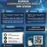 KURSUS COMMUNICATION SKILLS SIRI 3/2026 