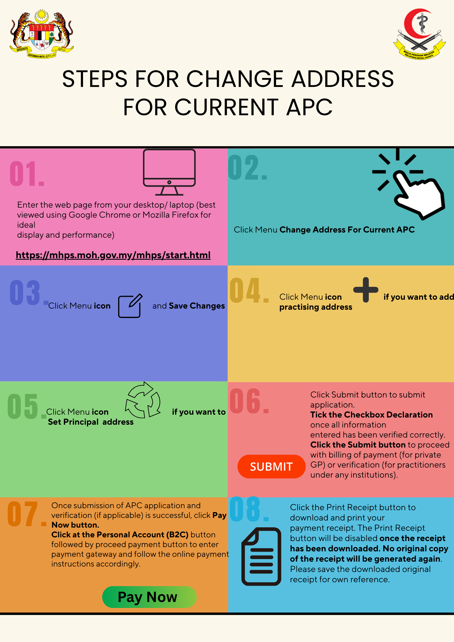 Change Address For Current Apc