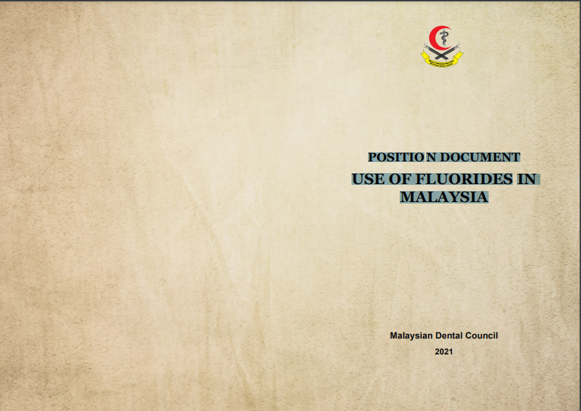 Position document use flourides